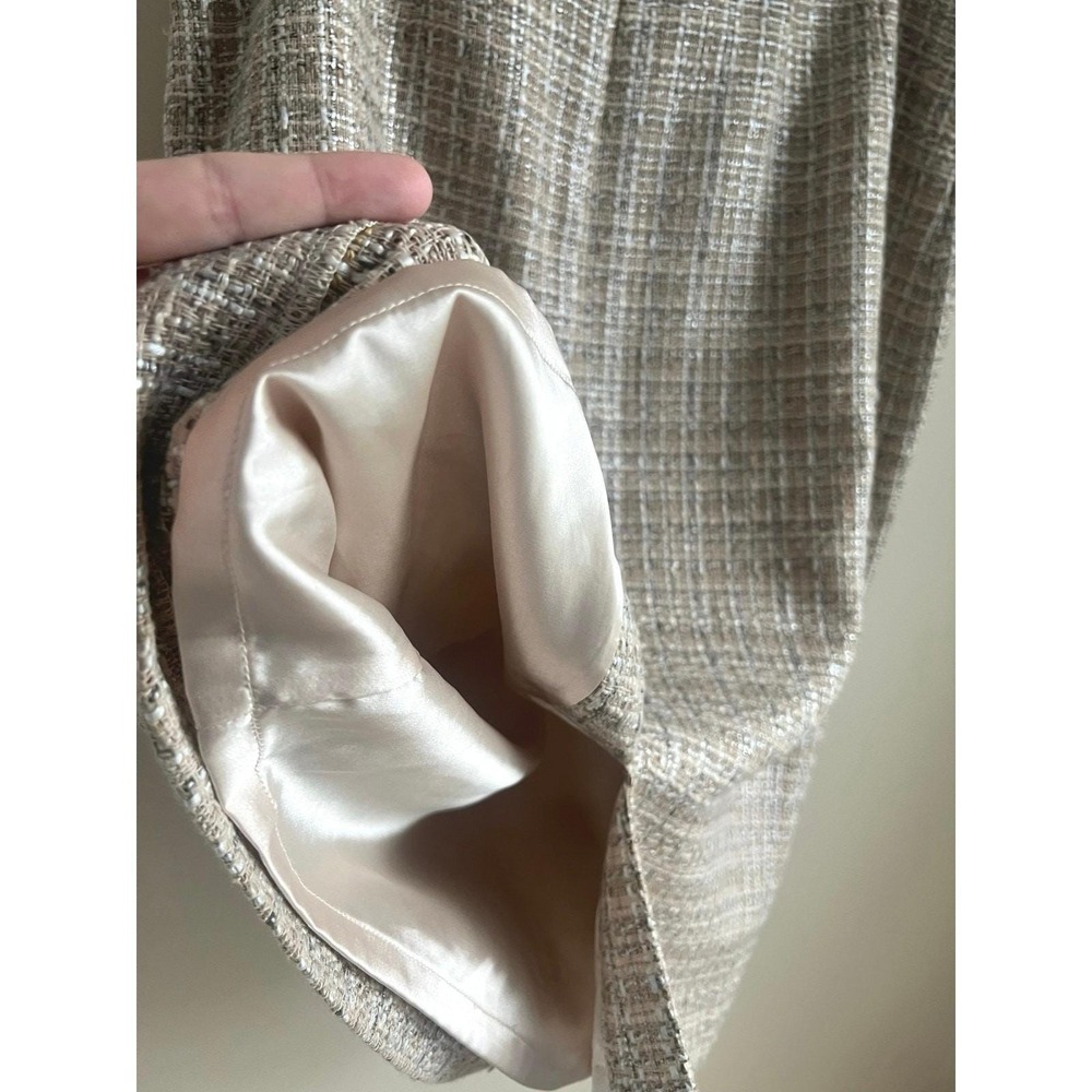 Preston &‎ York Tweed Pencil Skirt 8 Y2K Office Siren - Picture 5 of 7